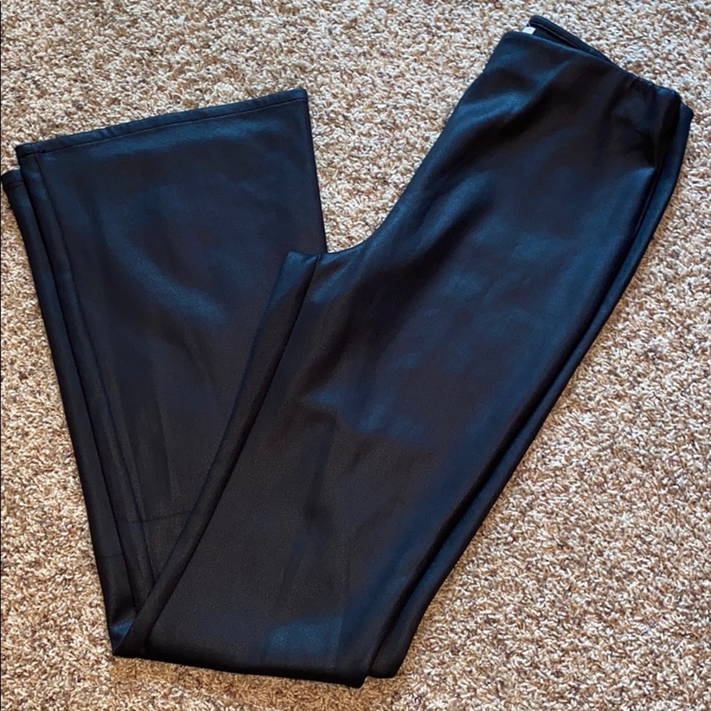 Altair’s State Faux Leather Flare Pants